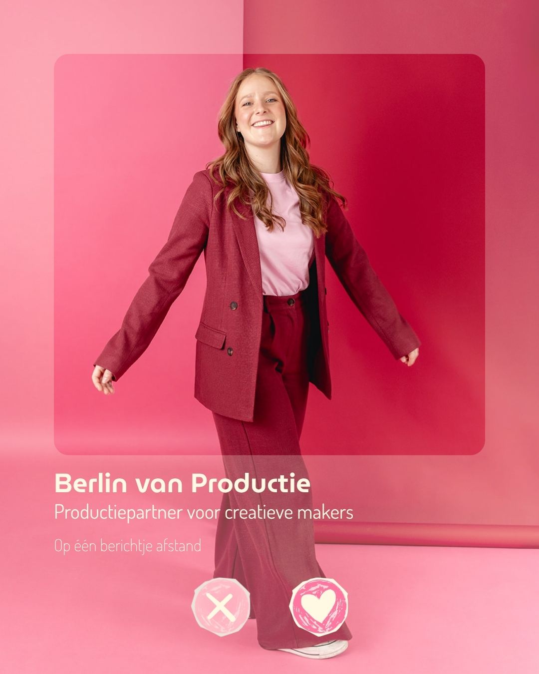 Kiezen wie jouw evenement regelt is eigenlijk net zoiets als daten. Je wil geen ghosting of "Ik ben er toch nog niet klaar voor" twee weken voor de show. 💔

Dus hierbij mijn volledige "dating"profiel. (met red flags included).

Ik zeg swipen maar

En klinkt het als liefde op het eerste gezicht? Stuur me gewoon een berichtje.🩷 (of geef een super like 😉).